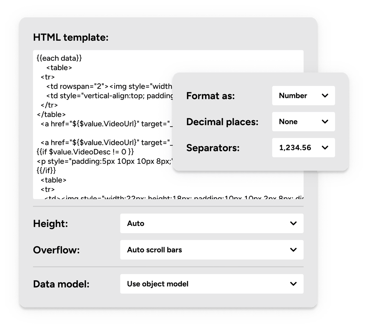 Maximum customization