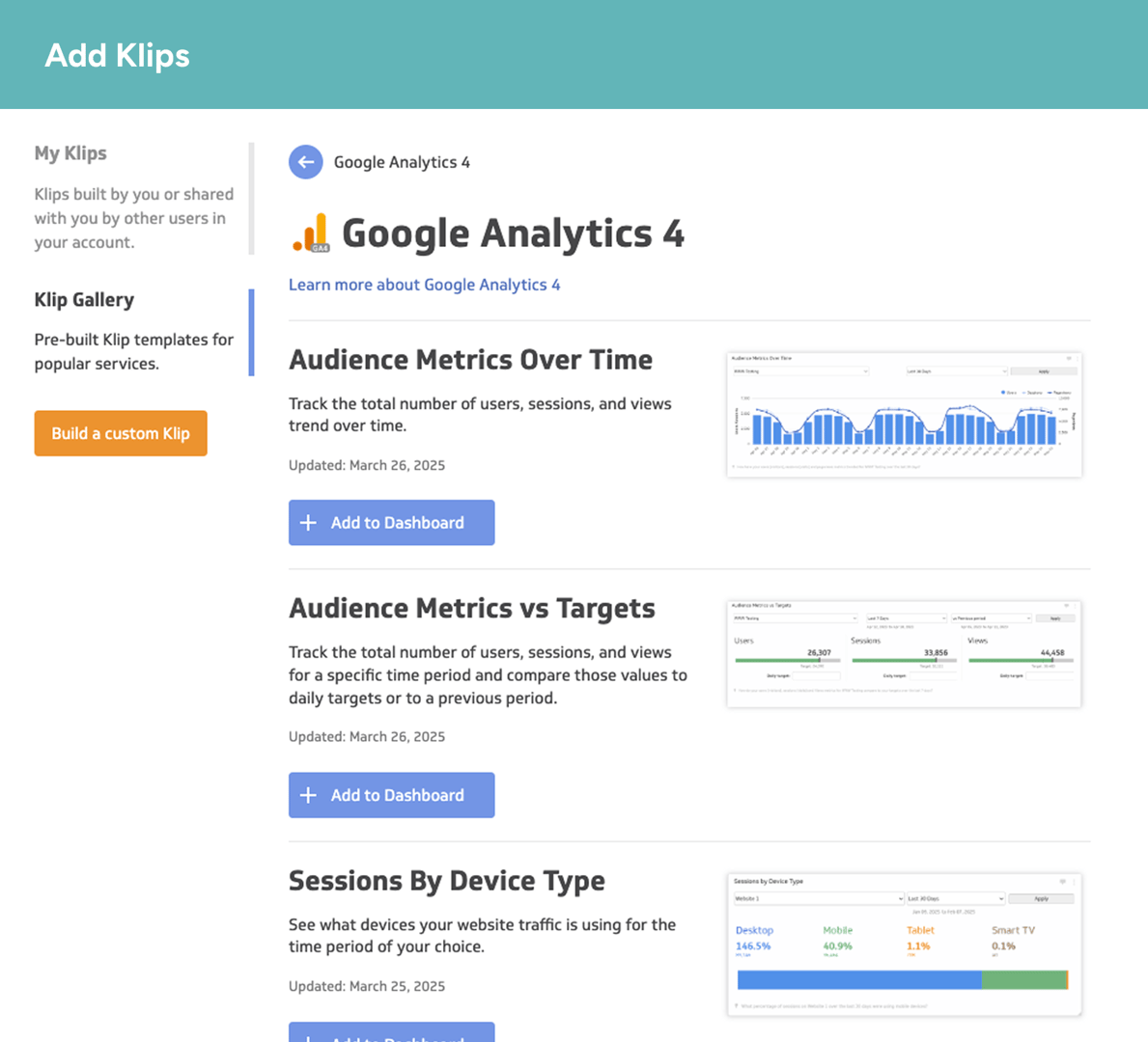 Pre-built templates and connectors