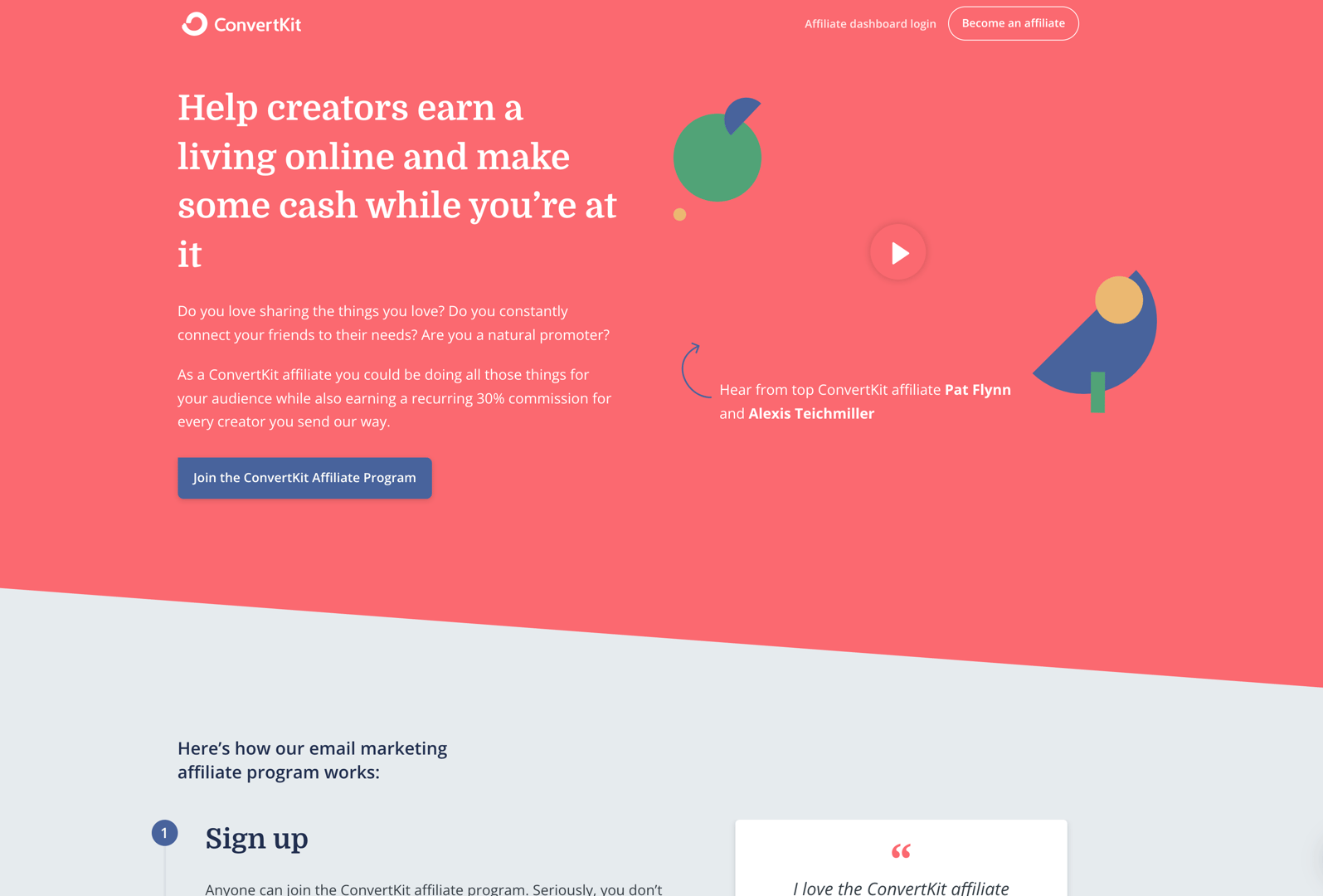 Conver Kit Affiliate Program